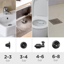 Desatascador de Aire Comprimido de Alta Presión con Accesorios y Manómetro 5 en 1 Jetpro InnovaGoods